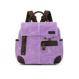 Maker's Canvas Midi Backpack | Violet