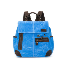 Maker's Canvas Midi Backpack | Azure